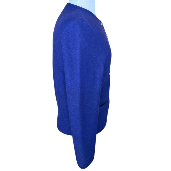 Geiger Women’s Dusty Purple Wool Button Front Cardigan Jacket EU38 US Medium - Picture 8 of 14